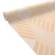 Papier peint intissé Elbée Orange rosé