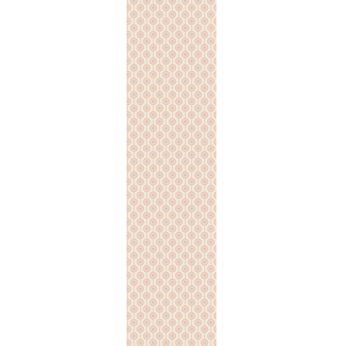 Papier peint intissé Milias Rose orangé et mauve