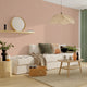 Papier peint intissé Milias Rose orangé et mauve