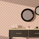 Papier peint intissé Milias Rose orangé et mauve