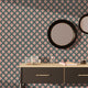 Papier peint intissé Milias Bleu foncé et rose