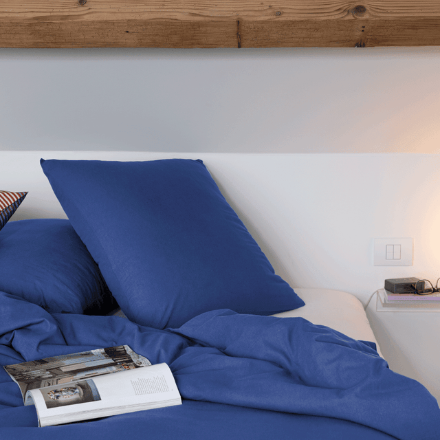 Parure de lit BLUE coloris bleu outremer 260 x 240 cm