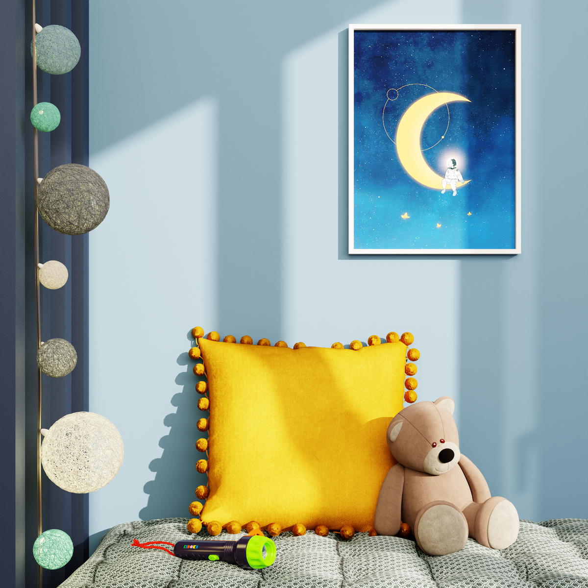 4MURS Image encadrée Elie Bleu