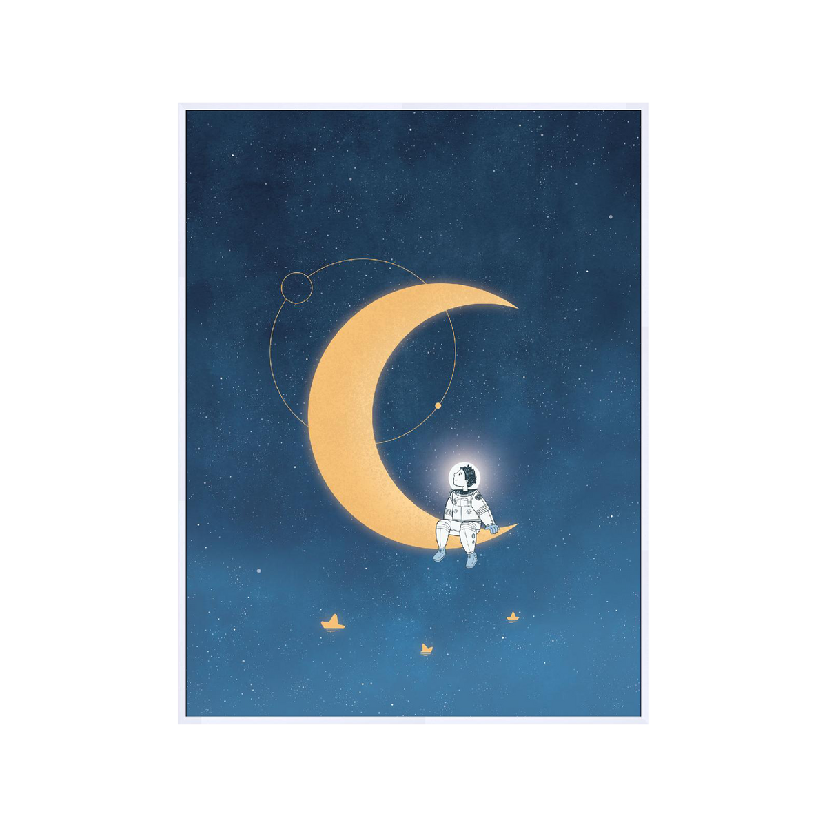 4MURS Image encadrée Elie Bleu