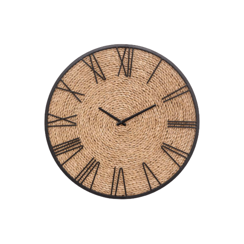 Horloge Paglia Noir et beige