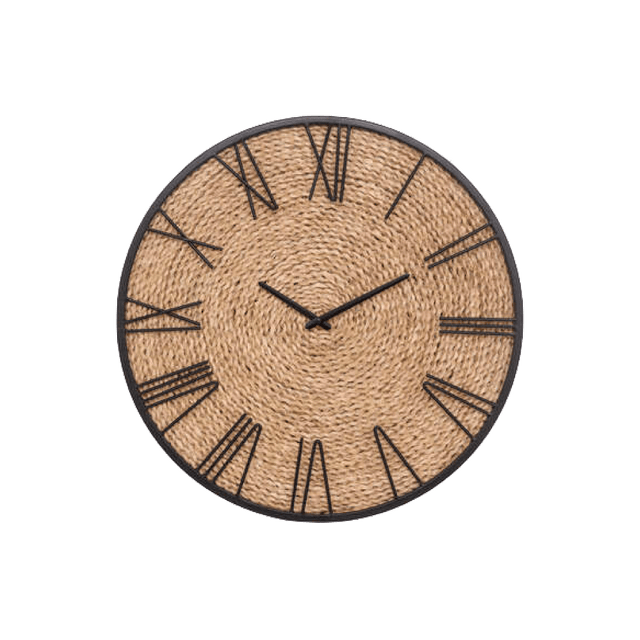 Horloge PAGLIA coloris noir et beige