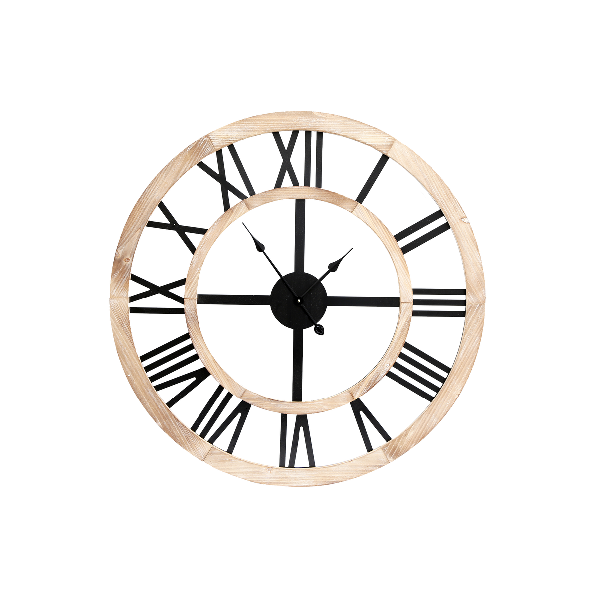 Horloge Roman Noir et beige