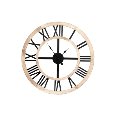 Horloge Roman Noir et beige