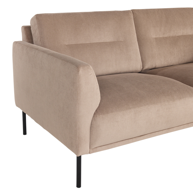 Canapé GRAHAM coloris beige 2 places