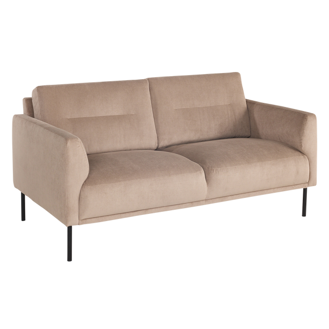 Canapé GRAHAM coloris beige 2 places