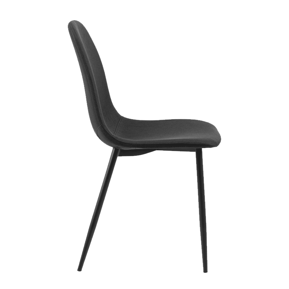 Chaise Pia Noir 1 place