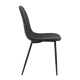 Chaise Pia Noir 1 place