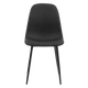 Chaise Pia Noir 1 place