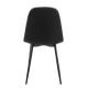 Chaise Pia Noir 1 place