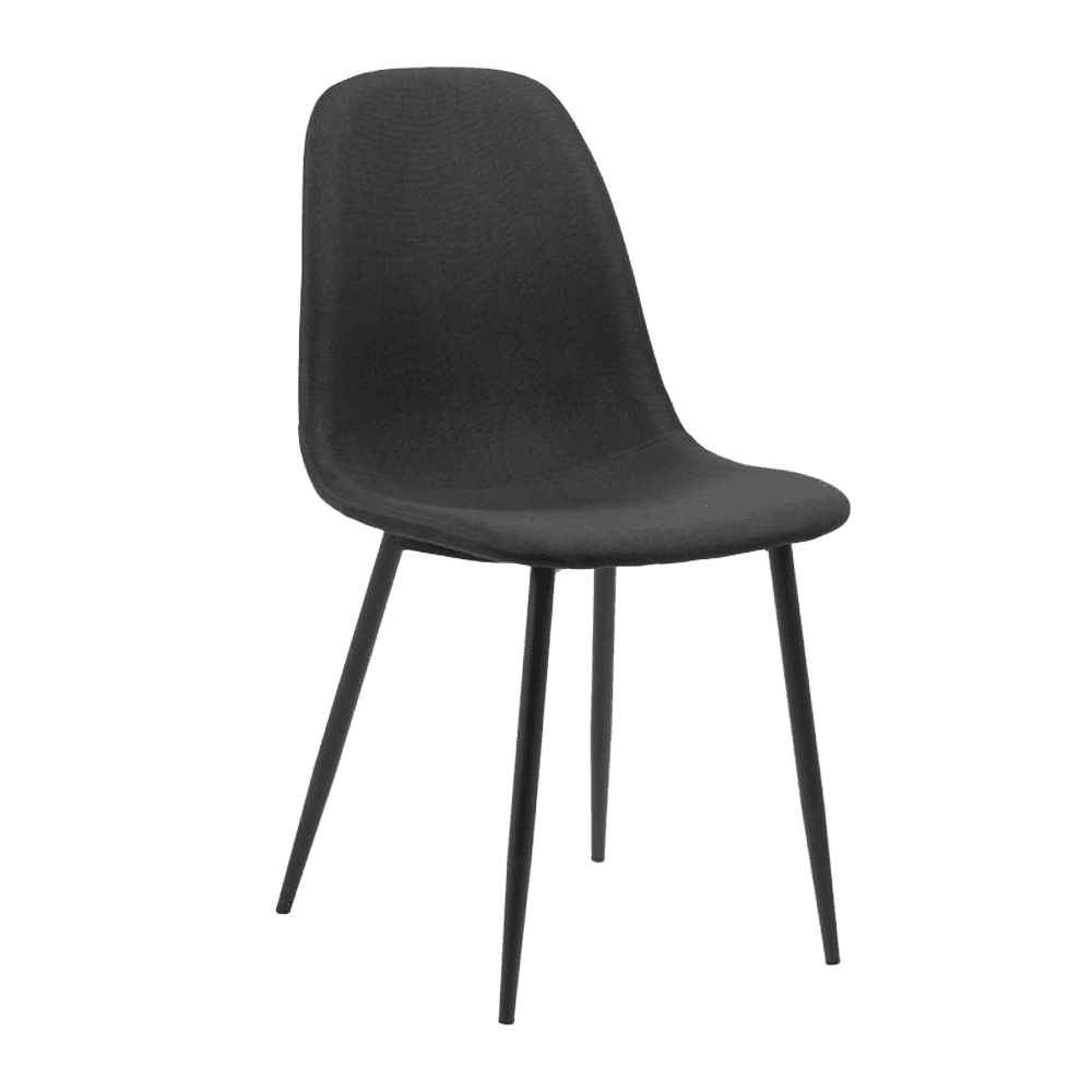 Chaise Pia Noir 1 place