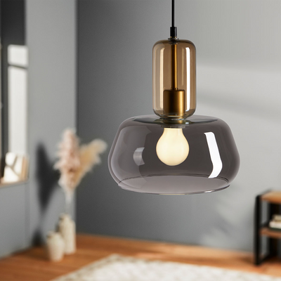 OSTARIA Suspension Dulcia Transparent fumé