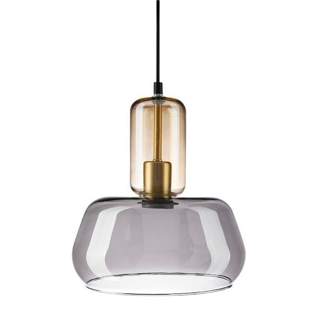 Ostaria Suspension DULCIA transparent fumé 26 x 24 cm
