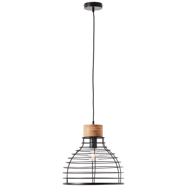 Suspension AVIA coloris noir 135 x 35 cm diamètre 35 cm
