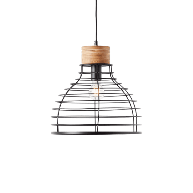 Suspension AVIA coloris noir 135 x 35 cm diamètre 35 cm