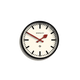 Horloge en métal Luggage Noir