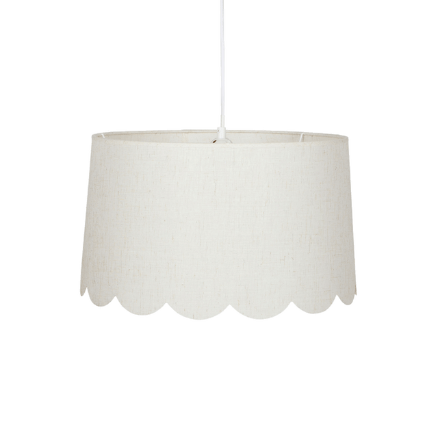 Ostaria Suspension MELINDA coloris beige 23 x 40 cm