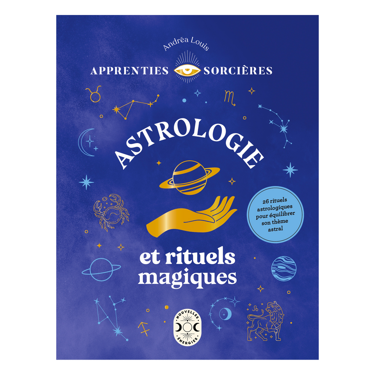 Livre bien-être Astrologie et rituels magiques Violet