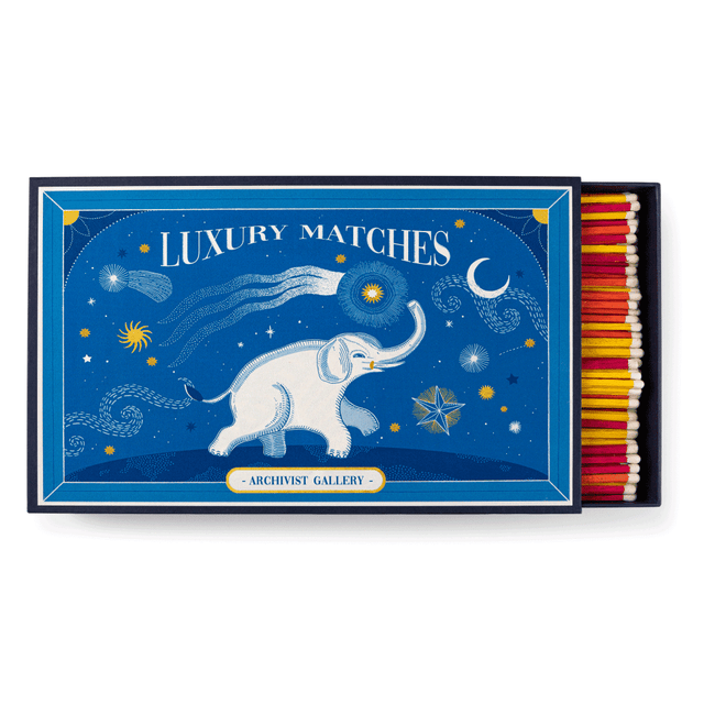 Archivist Allumettes ELEPHANT coloris bleu