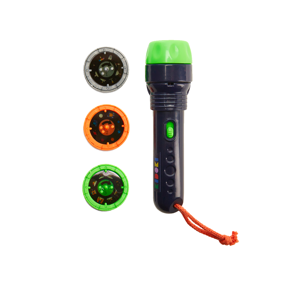 KIKKERLAND Jeu éducatif Lampe histoire espace Noir