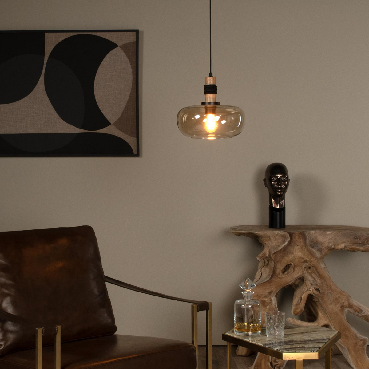 Suspension Ilona Ambré