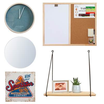 Déco murale Kit rentrée des classes Multicolore