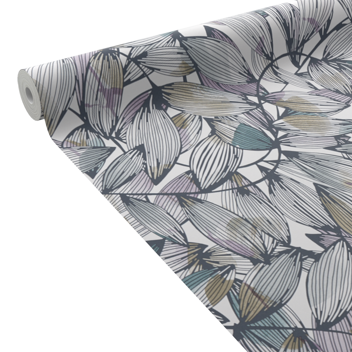 4MURS Papier peint intissé Lucille Multicolore