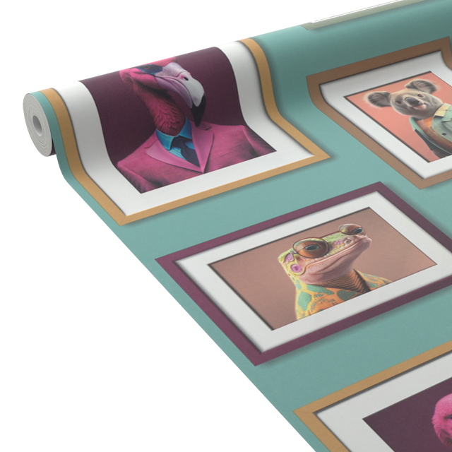 Papier peint intissé ORIGINAL PORTRAIT coloris multicolore