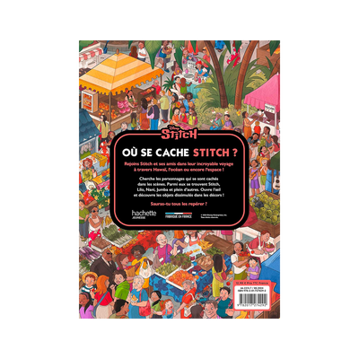 HACHETTE PRATIQUE Livre enfant Où se cache stitch ? Multicolore