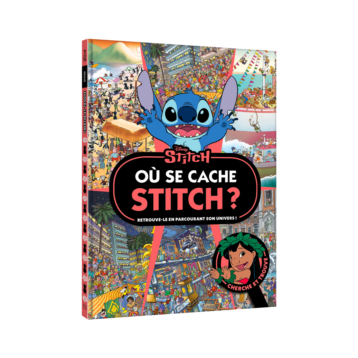 HACHETTE PRATIQUE Livre enfant Où se cache stitch ? Multicolore