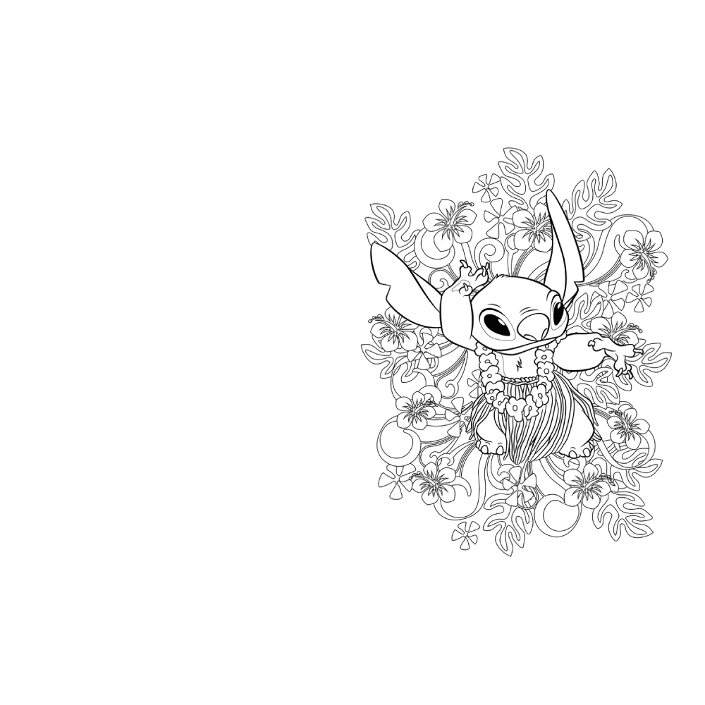 HACHETTE PRATIQUE Coloriage 100% stitch Bleu