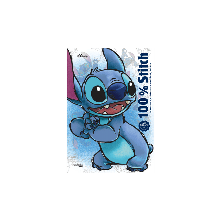 HACHETTE PRATIQUE Coloriage 100% stitch Bleu