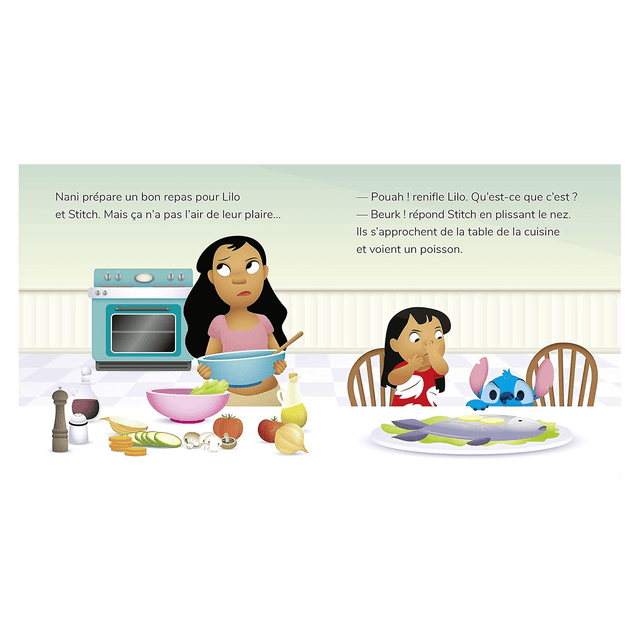 Hachette Pratique Livre enfant MES PREMIÈRES HISTOIRES - STITCH MANGE DE TOUT