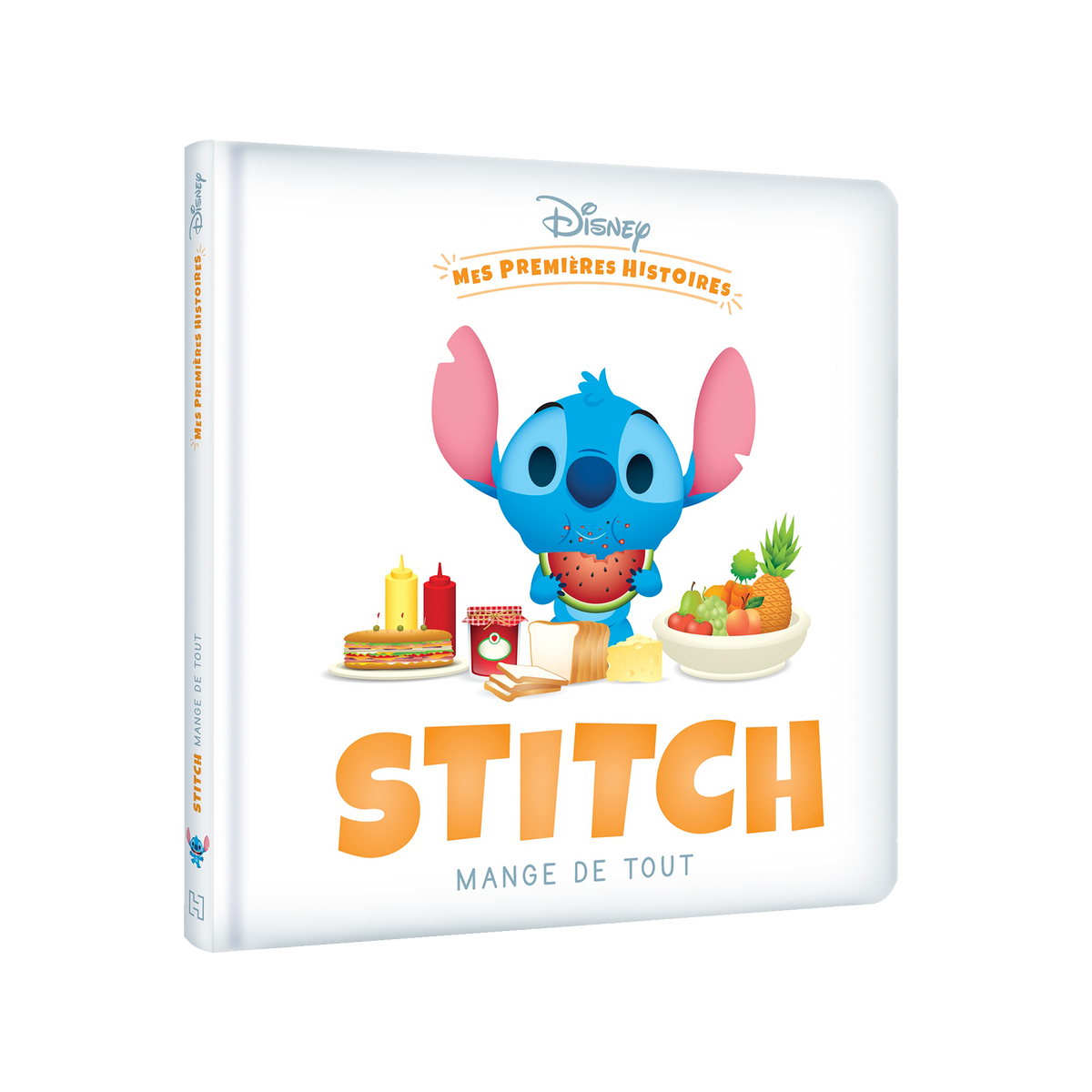 HACHETTE PRATIQUE Livre enfant Mes premières histoires - stitch mange de tout Blanc