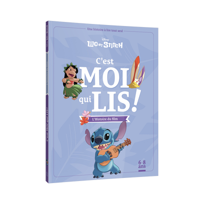 HACHETTE PRATIQUE Livre enfant Lilo et stitch - c'est moi qui lis - l'histoire du film Mauve