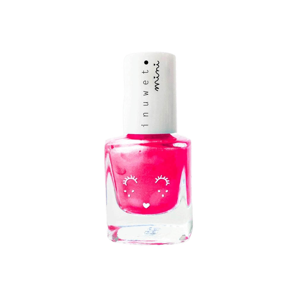 INUWET Vernis à ongles Néon rose Rose Bubble gum 5ML