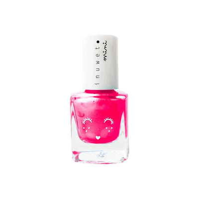 INUWET Vernis à ongles Néon rose Rose Bubble gum 5ML