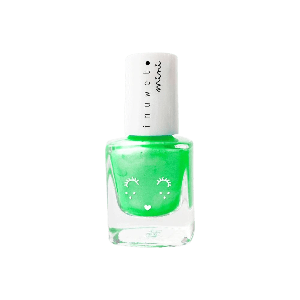 INUWET Vernis à ongles Néon vert Rose Pastéque 5ML