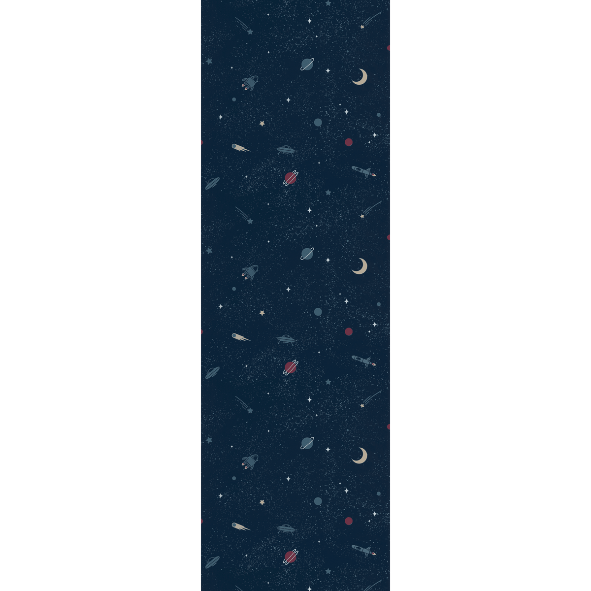 4MURS Papier peint intissé Cosmoland Bleu nuit