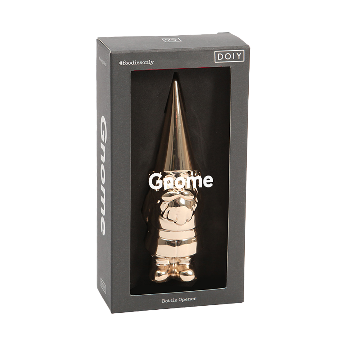 DOIY Ouvre-bouteilles Gnome Or