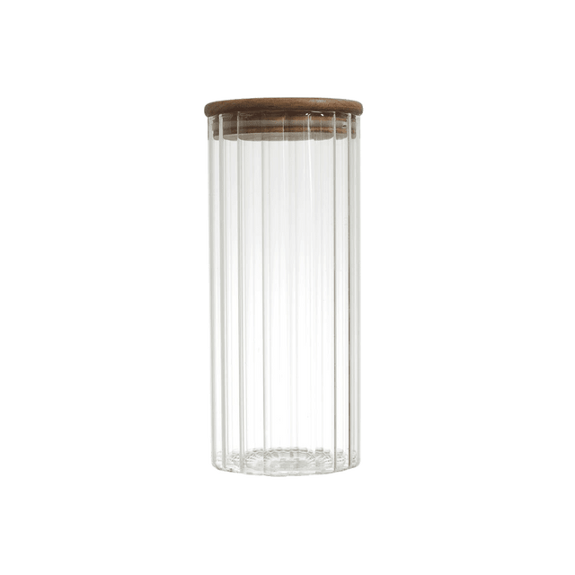 Bocal alimentaire BIBA coloris transparent diamètre 9 cm