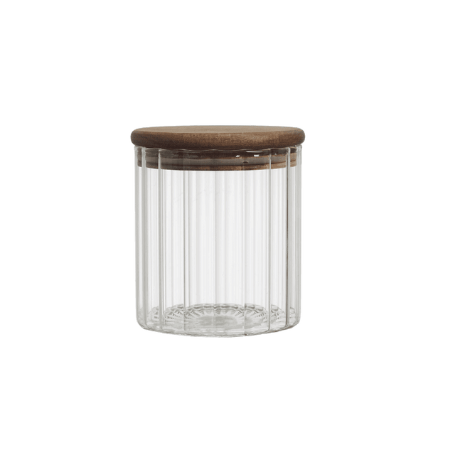 Bocal alimentaire BIBA coloris transparent diamètre 9 cm
