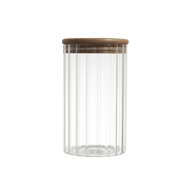 Bocal alimentaire BIBA coloris transparent diamètre 9 cm