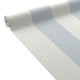 4MURS Papier peint vinyle Podium stripe Bleu grisé et blanc