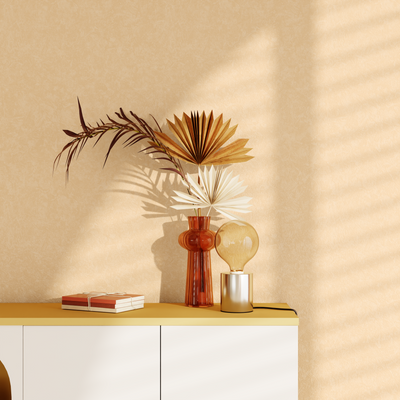 4MURS Papier peint vinyle Sydney Abricot Taloché/enduit