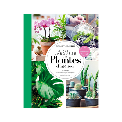 Livre voyage et nature Petit larousse des plantes d'intérieurs Vert